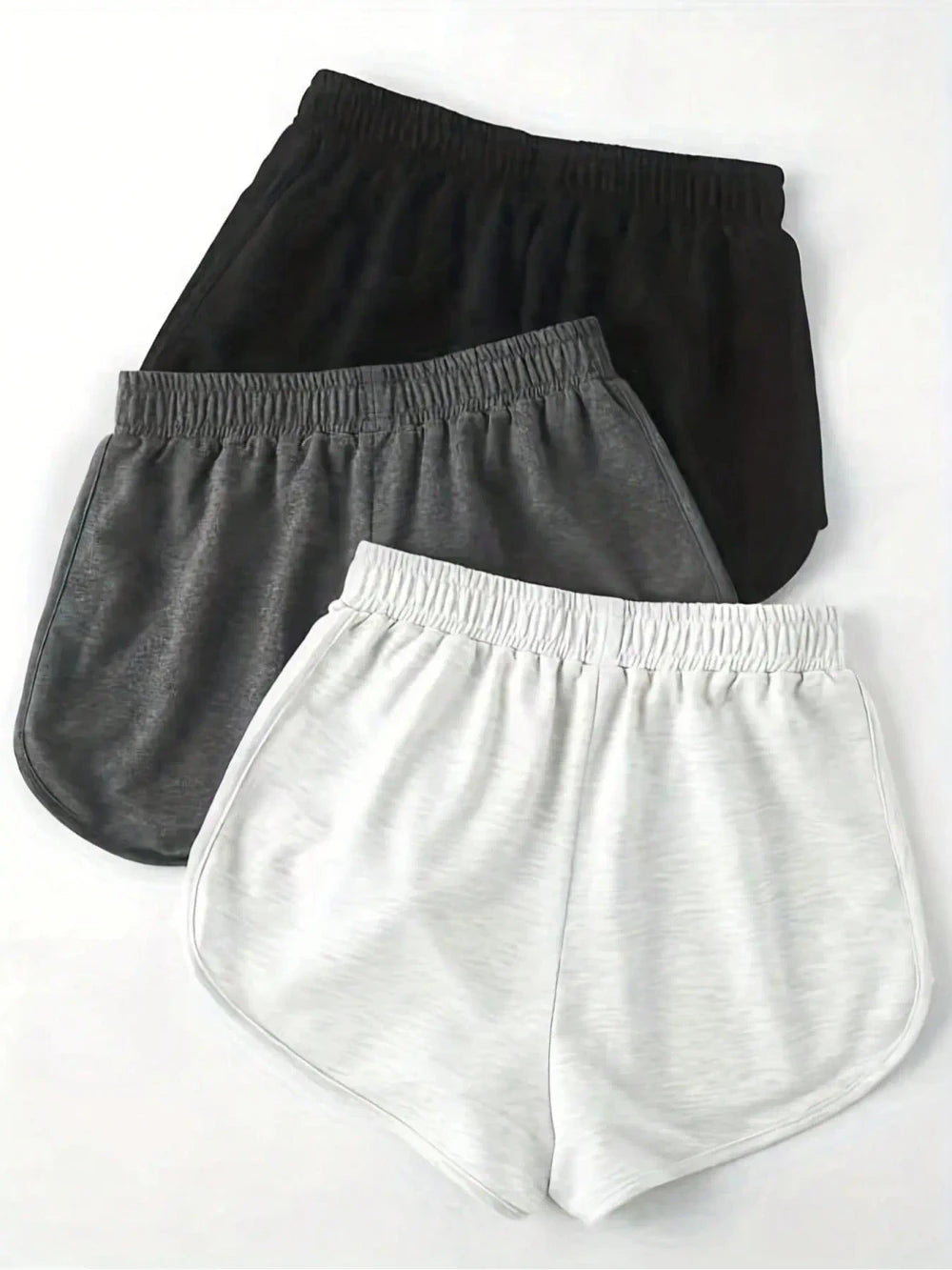 Stretchy Drawstring Lounging Shorts