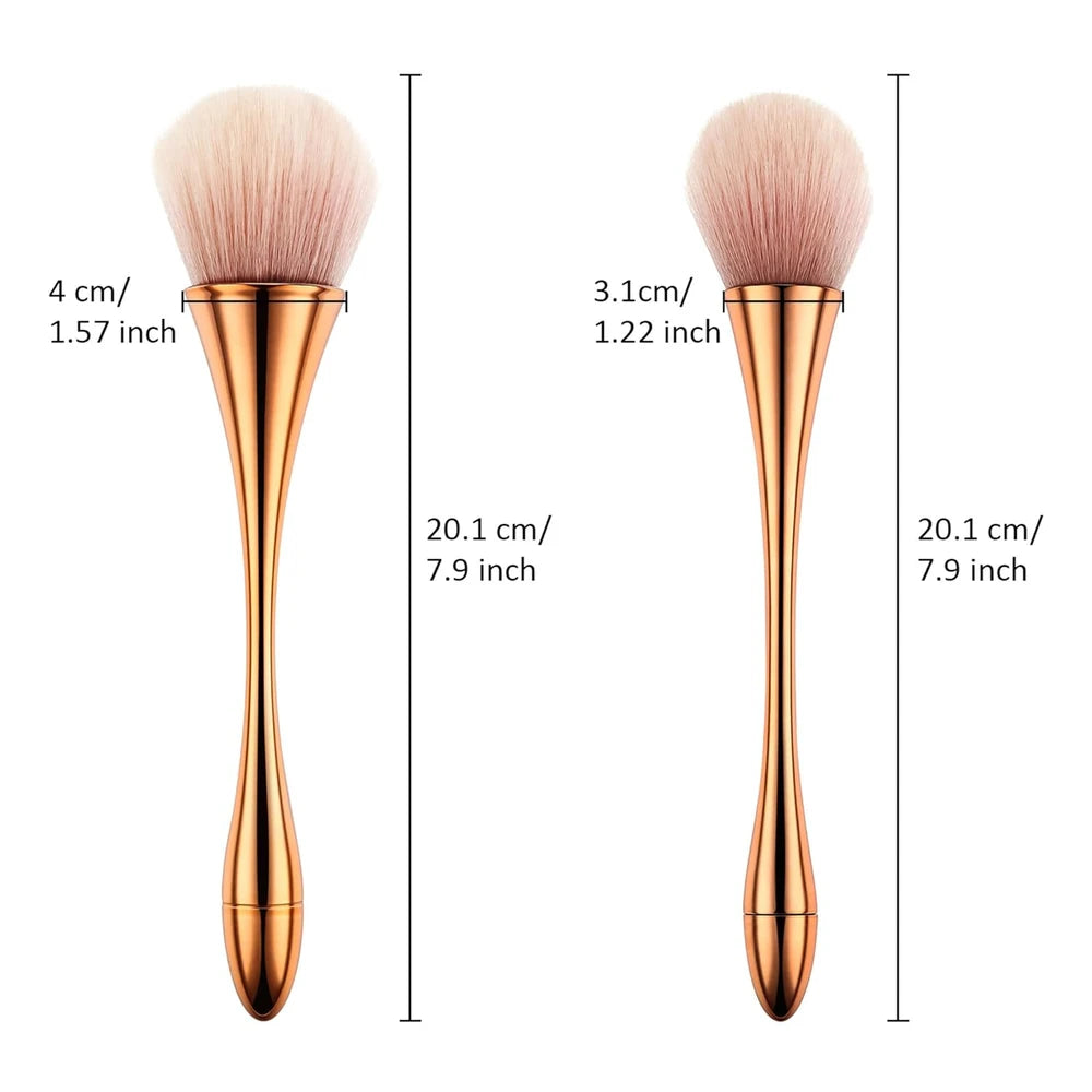 Boao Rose Gold Powder Brush Set