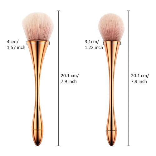 Boao Rose Gold Powder Brush Set