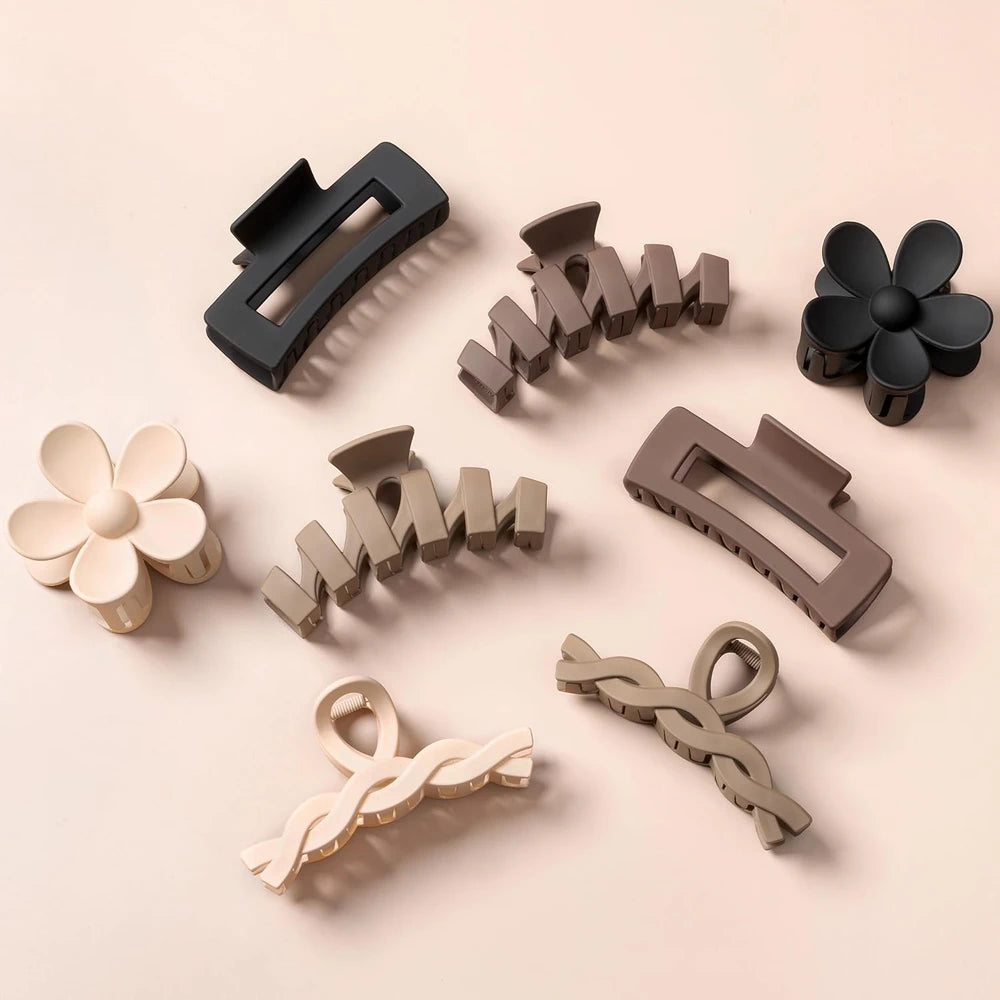 Sunolga Floral Hair Claw Set
