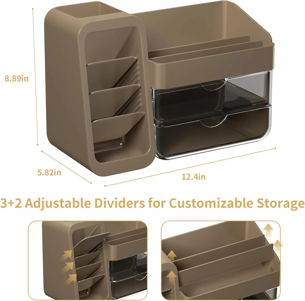 Adjustable Cosmetic Vanity Organizer