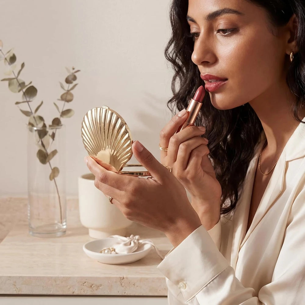Novabright Seashell Compact Mirror
