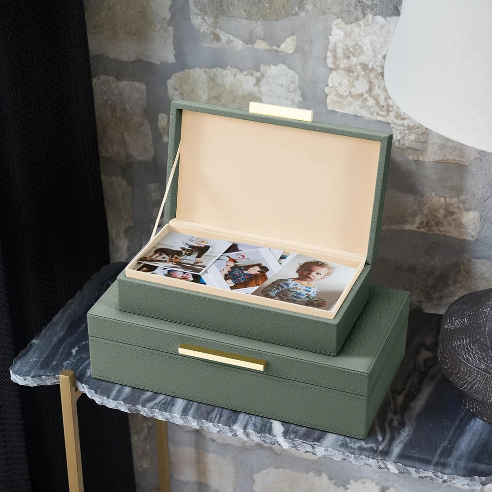 PU Leather Decorative Storage Boxes