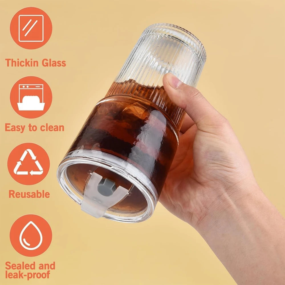 Ribbed Glass Tumbler Set