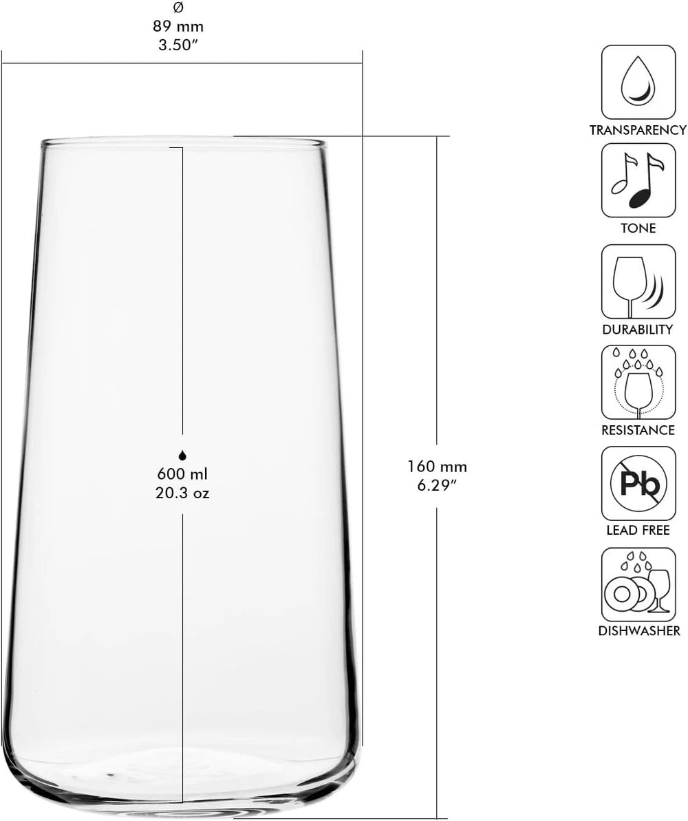 Krosno Infinity Glassware Set