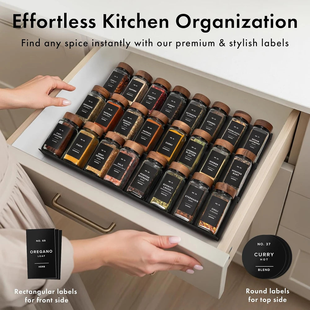 Edelhaus Square Spice Jars