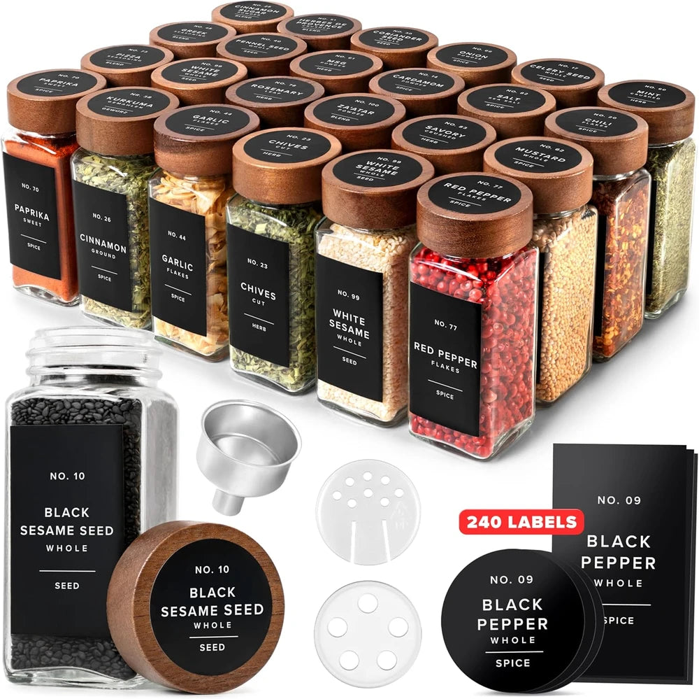 Edelhaus Square Spice Jars