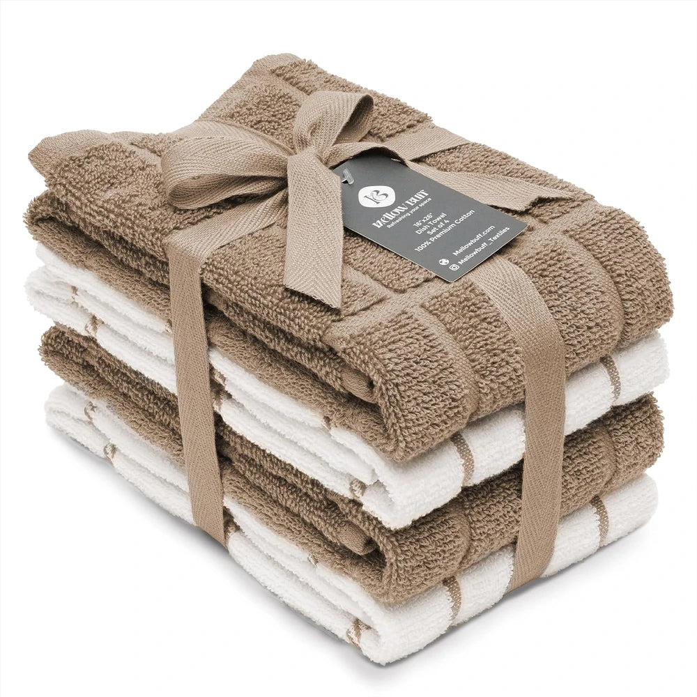 Mellow Buff Cotton Dish Towels