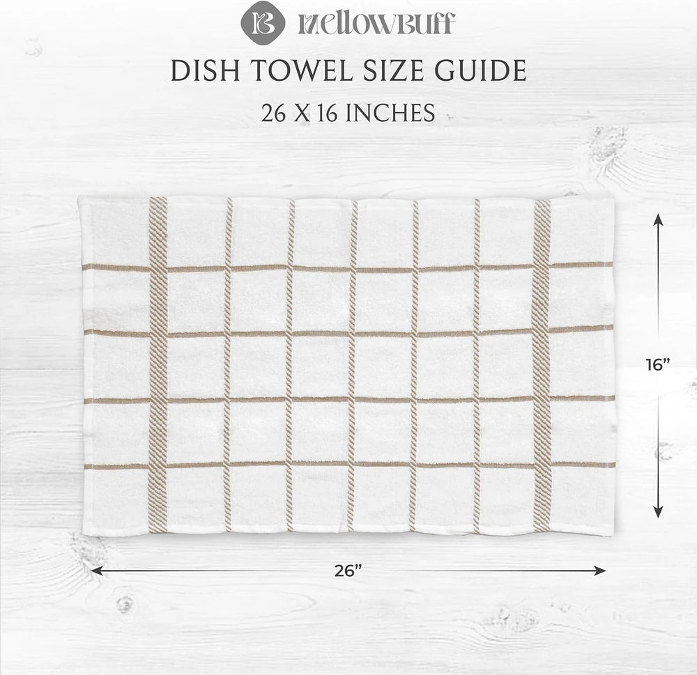 Mellow Buff Cotton Dish Towels
