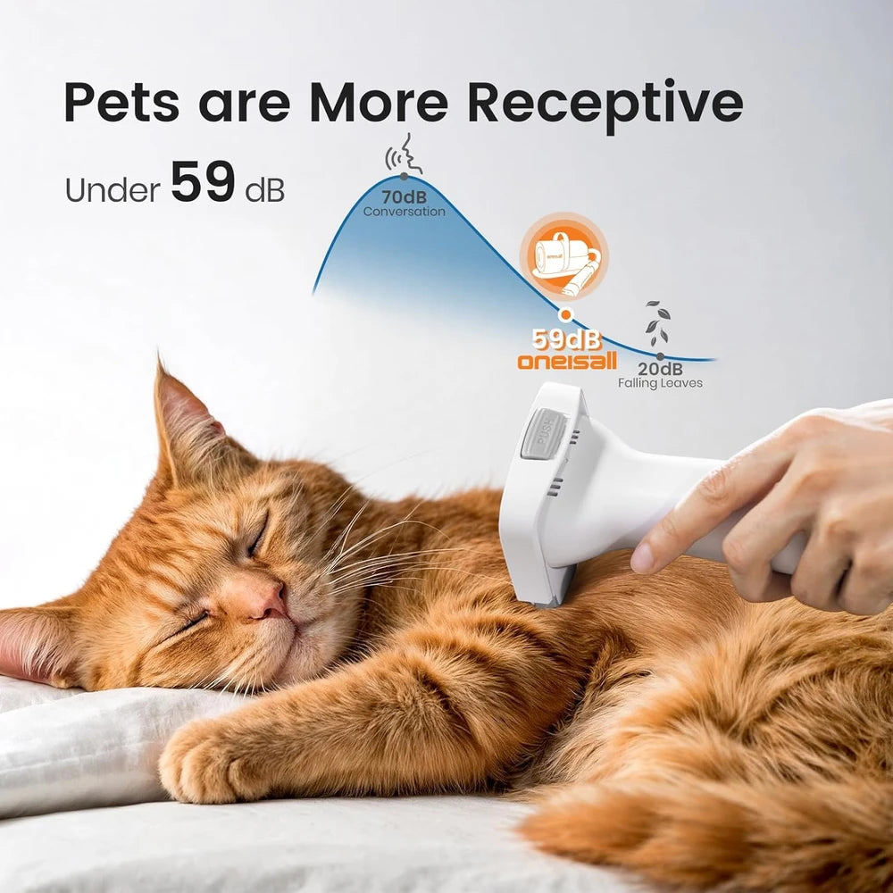 Oneisall Pet Grooming Vacuum Kit