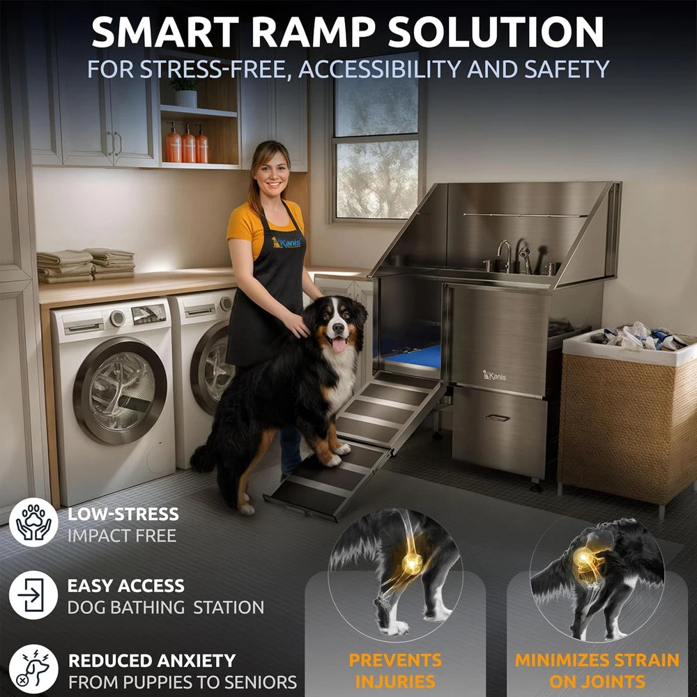 KANIS Stainless Steel Dog Wash Station