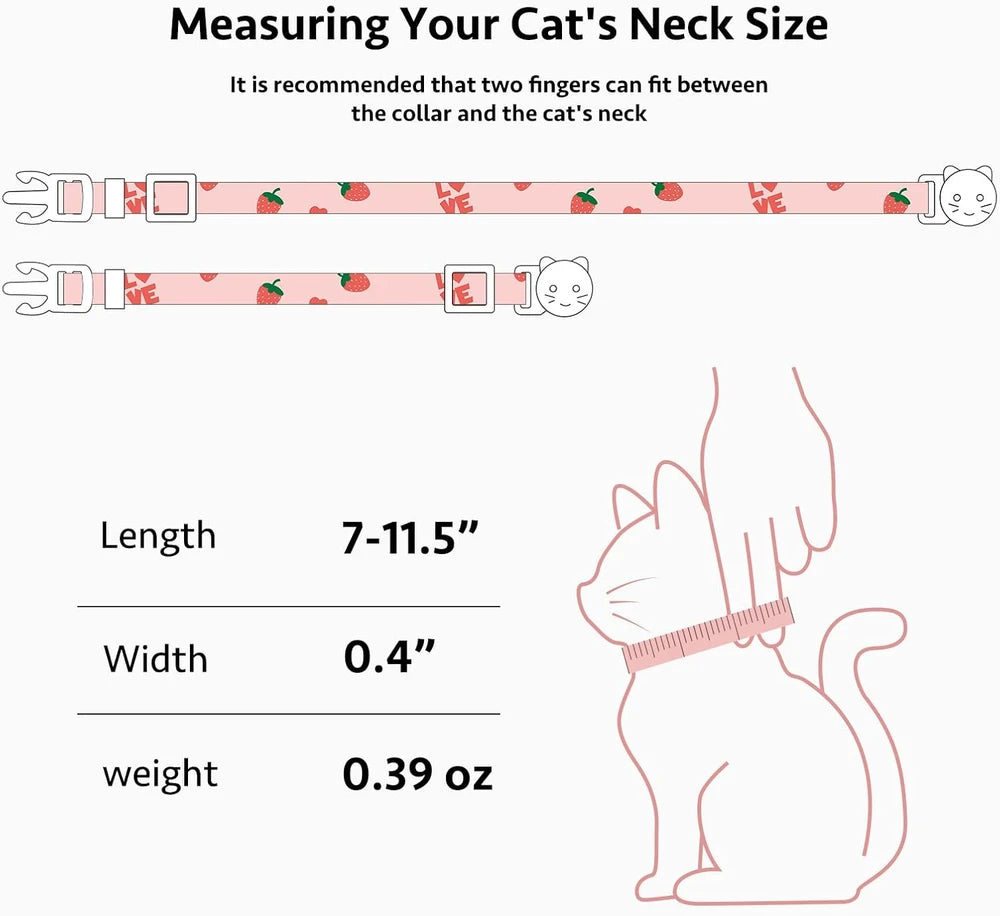 Soft Cotton Kitten Collars