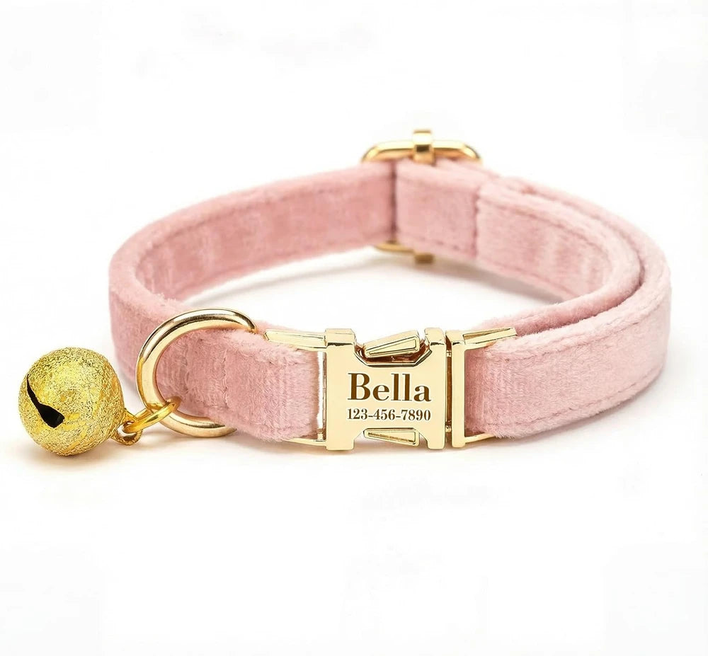 Adjustable Personalized Cat Collar