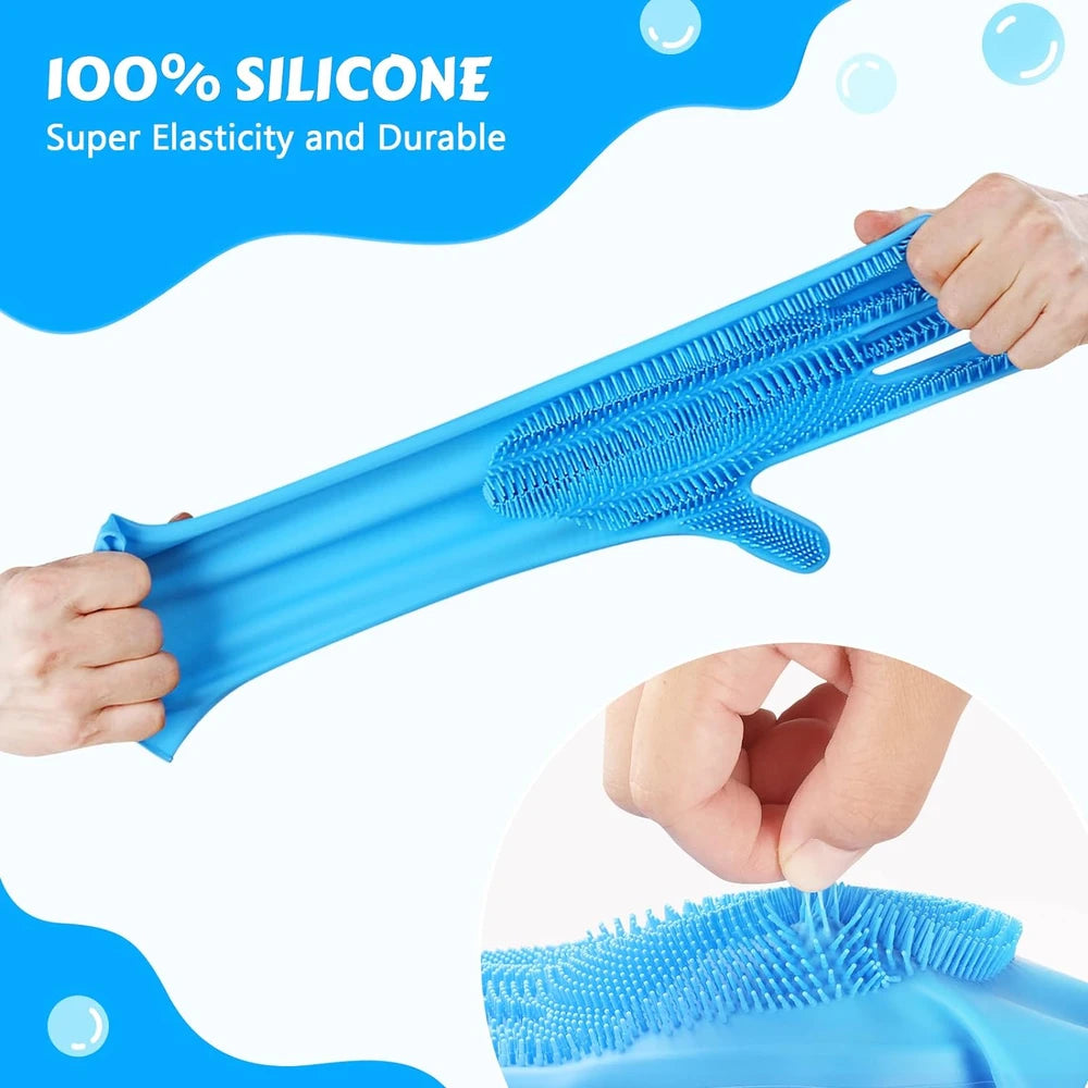 Pecute Silicone Pet Bathing Gloves