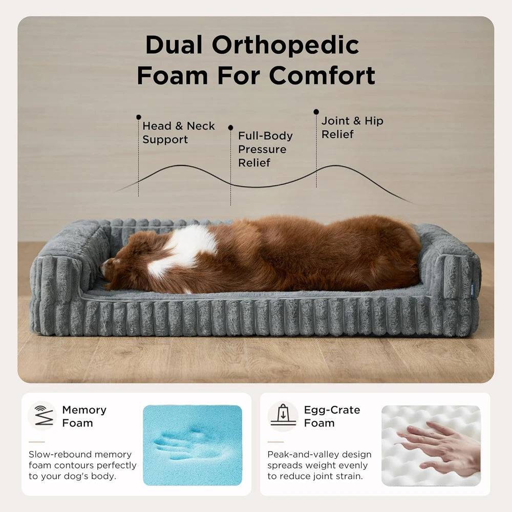 Bedsure Orthopedic Memory Foam Dog Bed