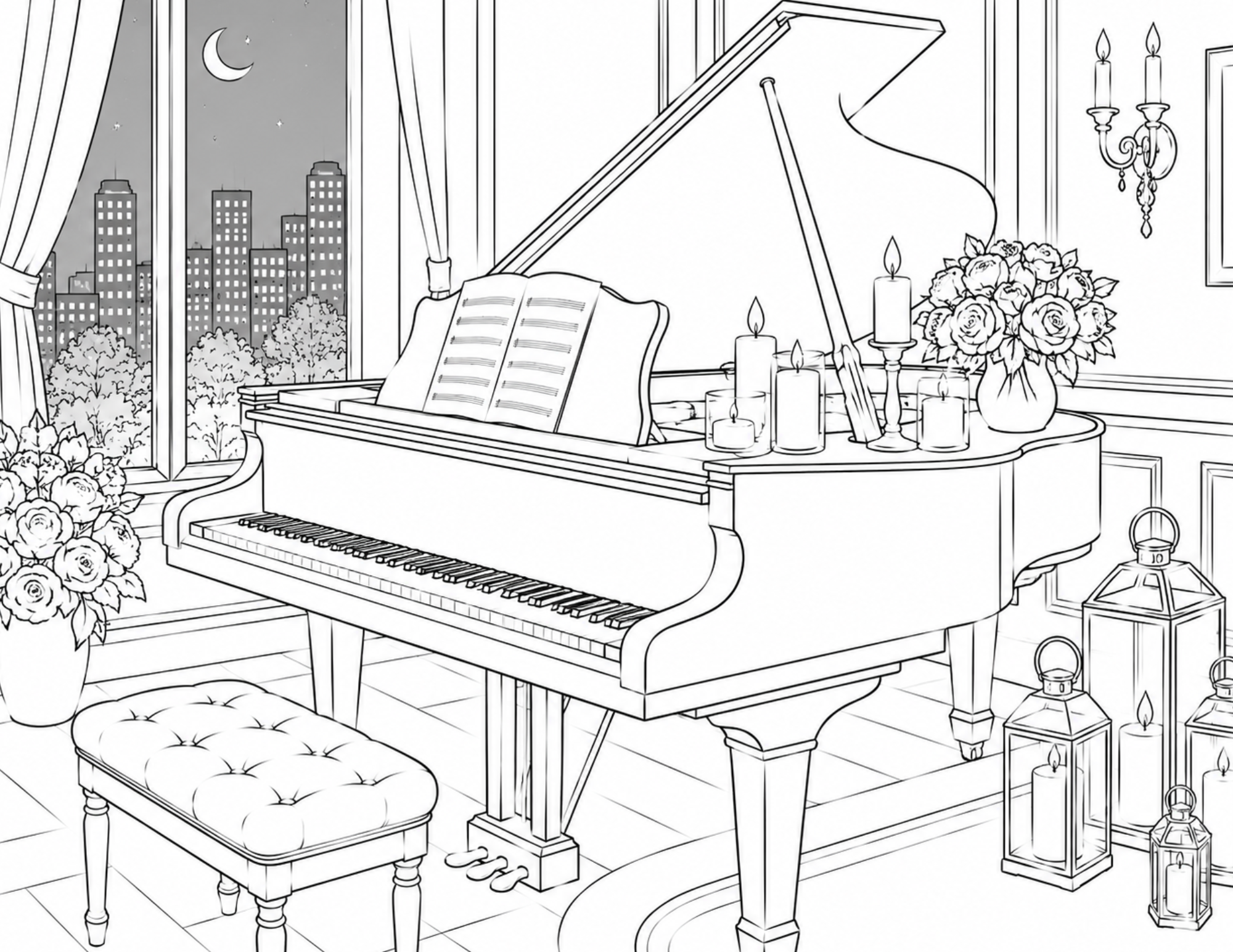 Luxe Coloring Page