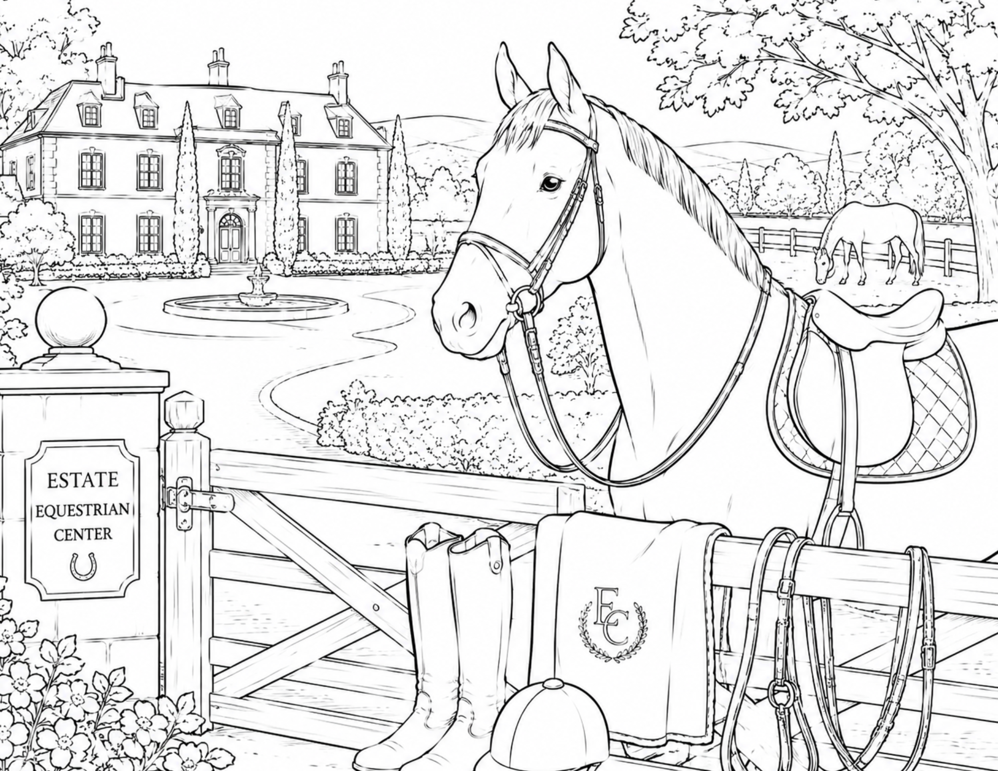 Luxe Coloring Page