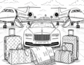 Luxe Coloring Page