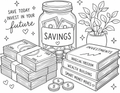 Luxe Coloring Page