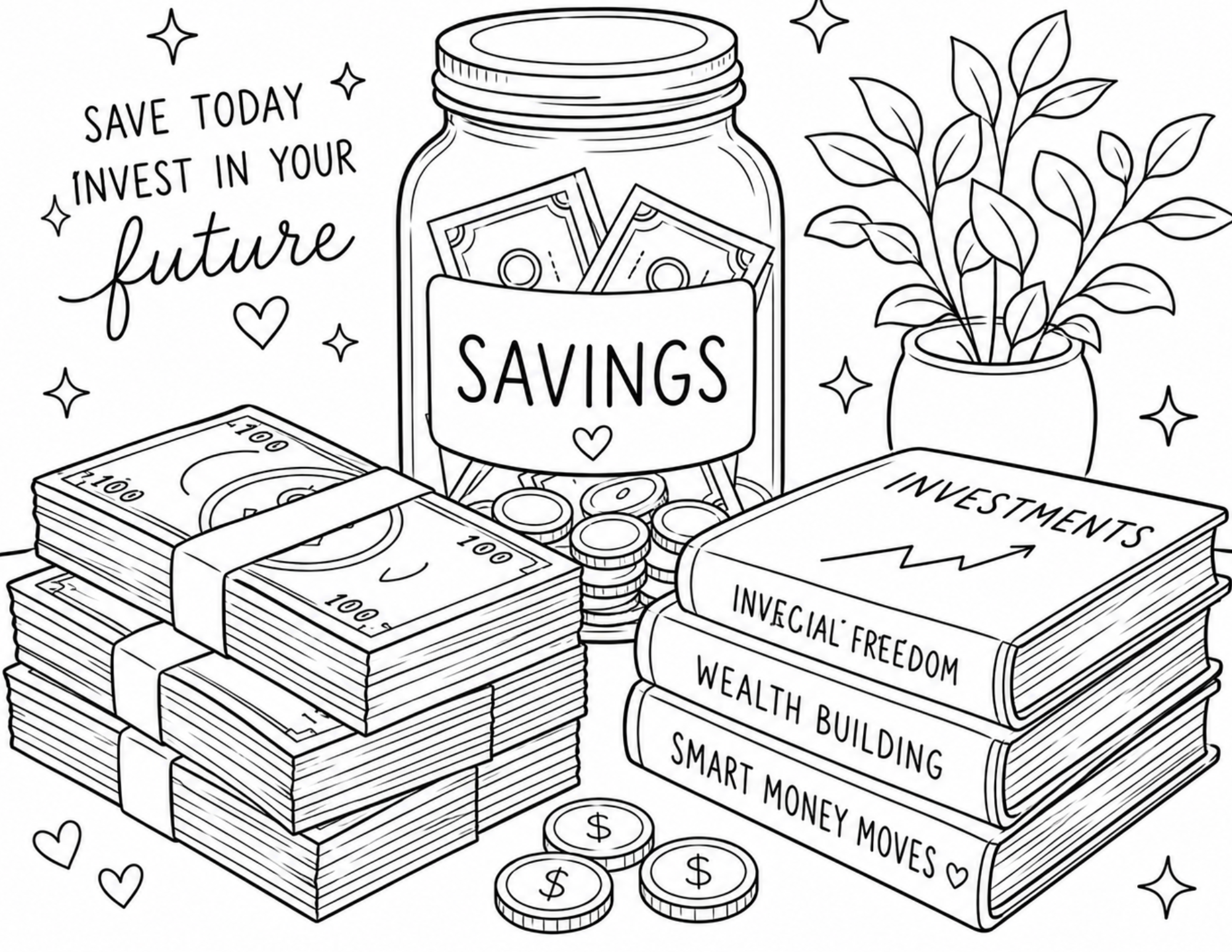 Luxe Coloring Page
