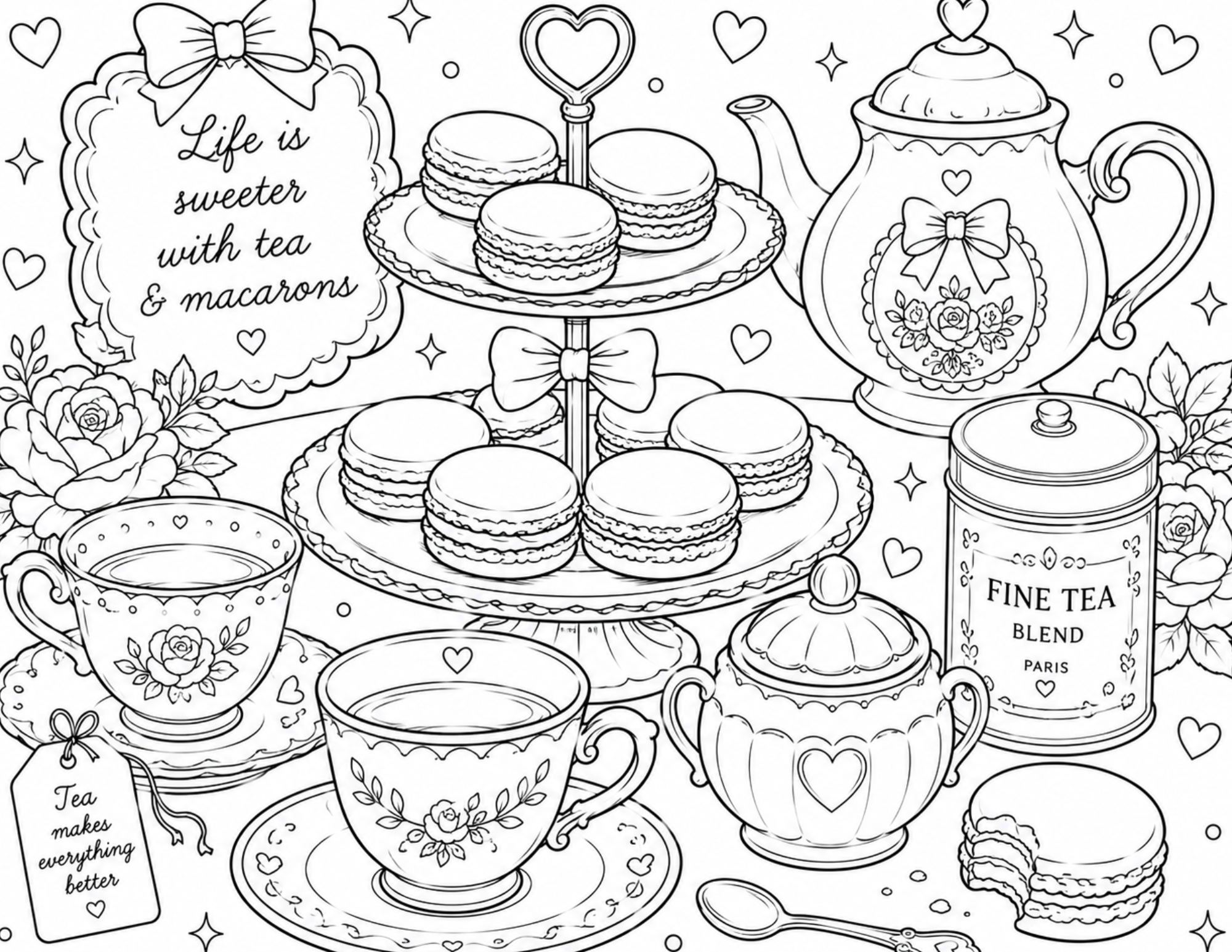 Luxe Coloring Page