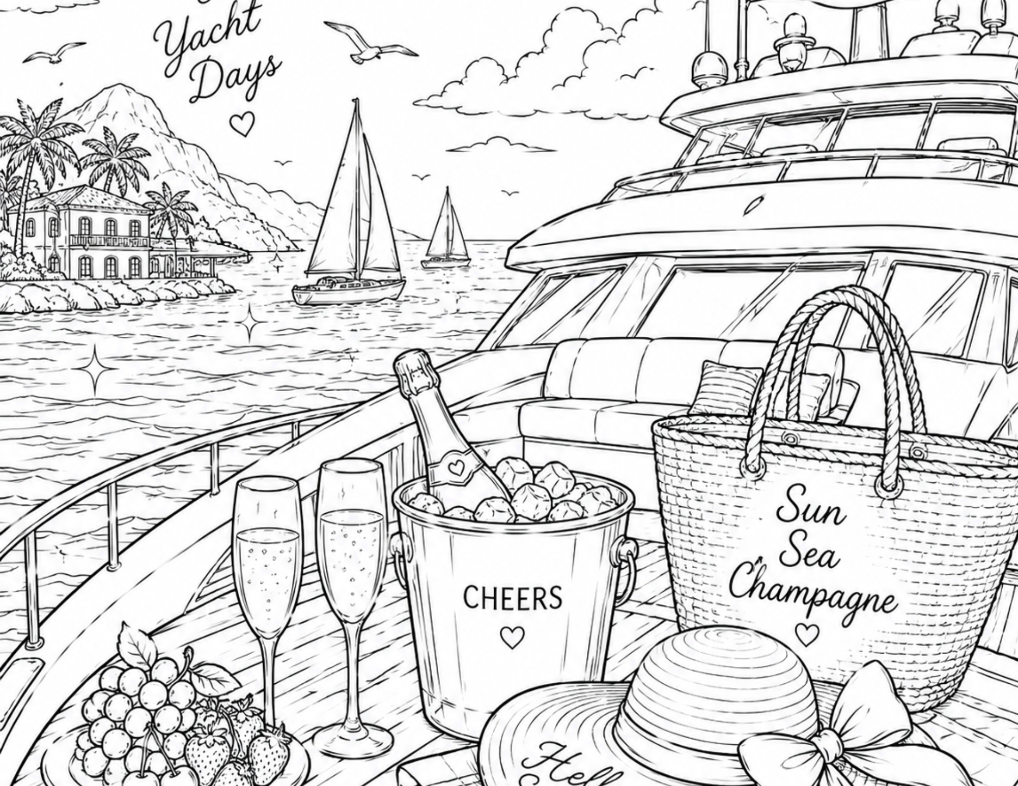 Luxe Coloring Page