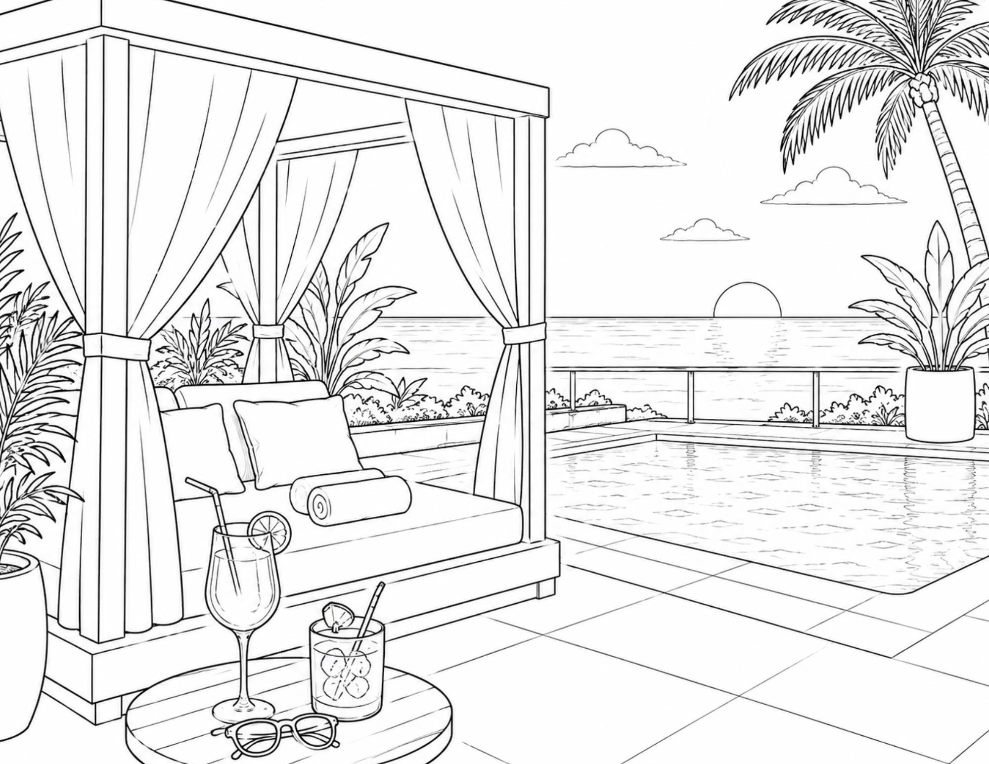 Luxe Coloring Page