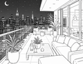 Luxe Coloring Page